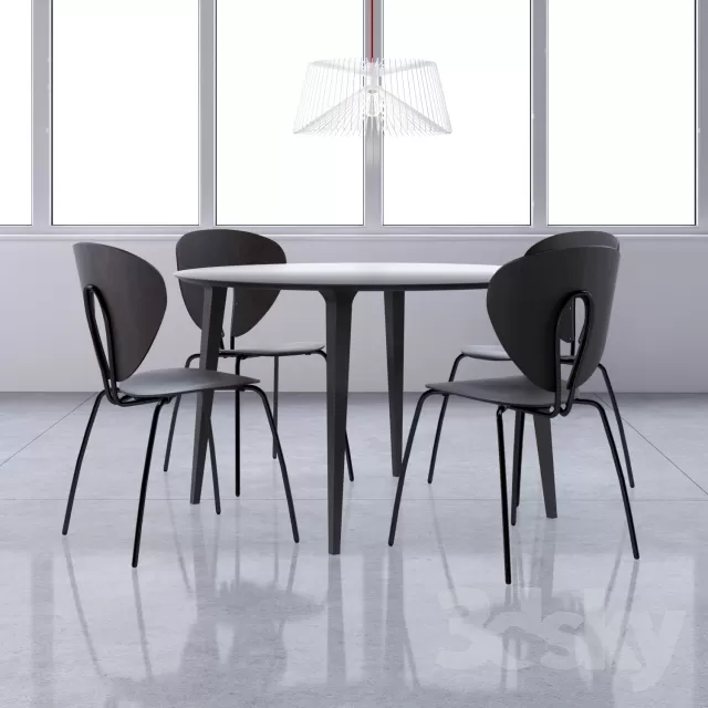 3DSKYMODEL – Dining Table sets – 4122