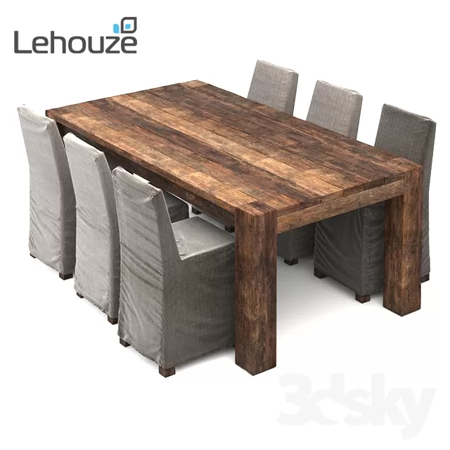 3DSKYMODEL – Dining Table sets – 4198