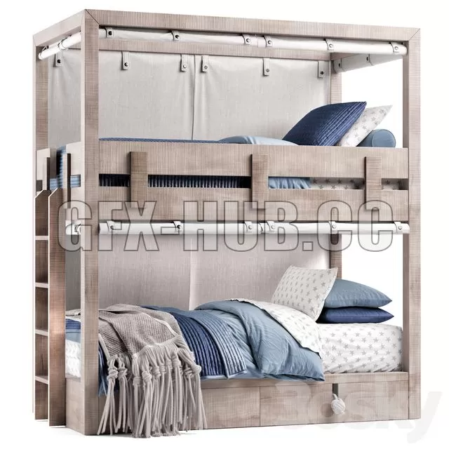 FURNITURE 3D MODELS – RH Bennet Bed