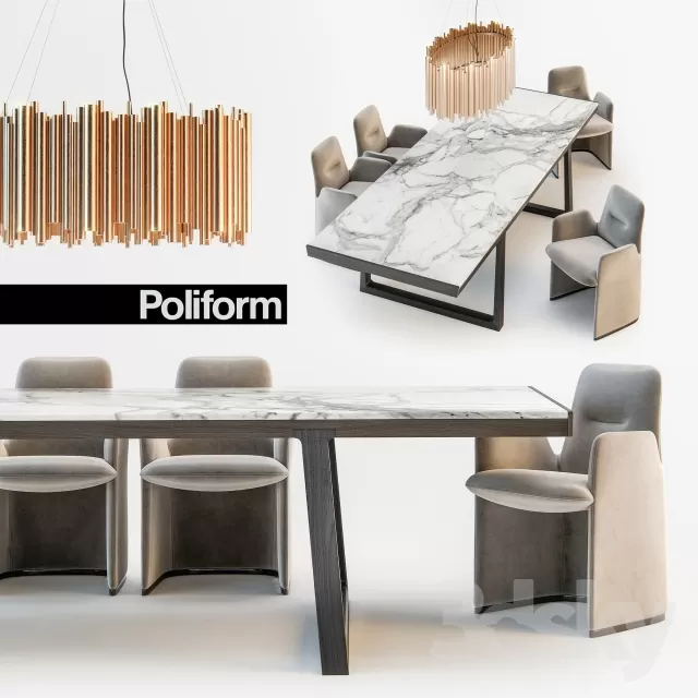 3DSKYMODEL – Dining Table sets – 4231