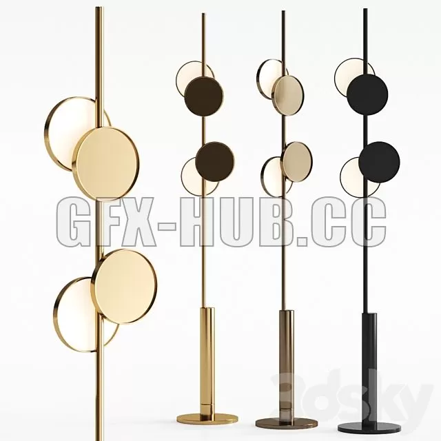FURNITURE 3D MODELS – Typography Truly Studio Floor lamp by Rakumba