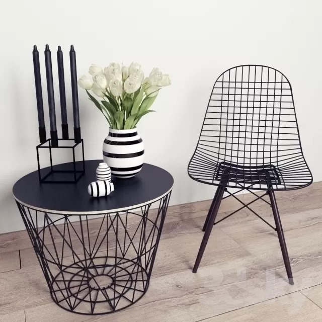 3DSKYMODEL – Dining Table sets – 4328