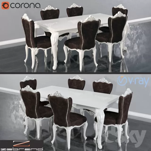 3DSKYMODEL – Dining Table sets – 4376