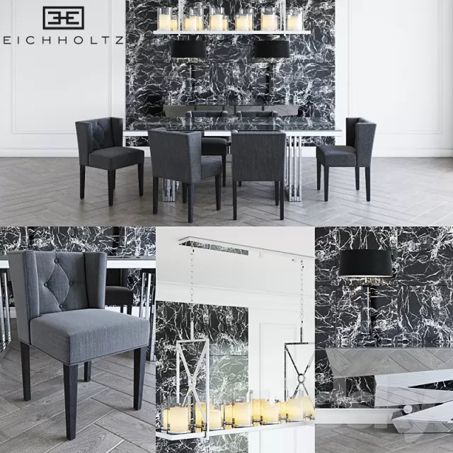 3DSKYMODEL – Dining Table sets – 4384