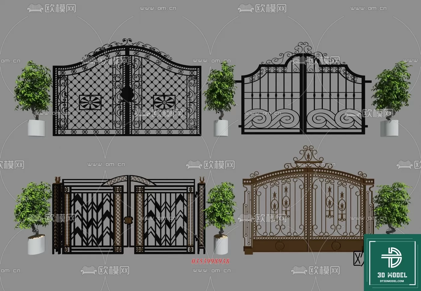 CLASSIC GATE – 3D MODELS – 067