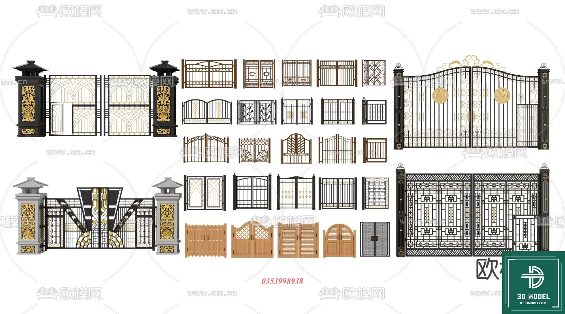 CLASSIC GATE – 3D MODELS – 085