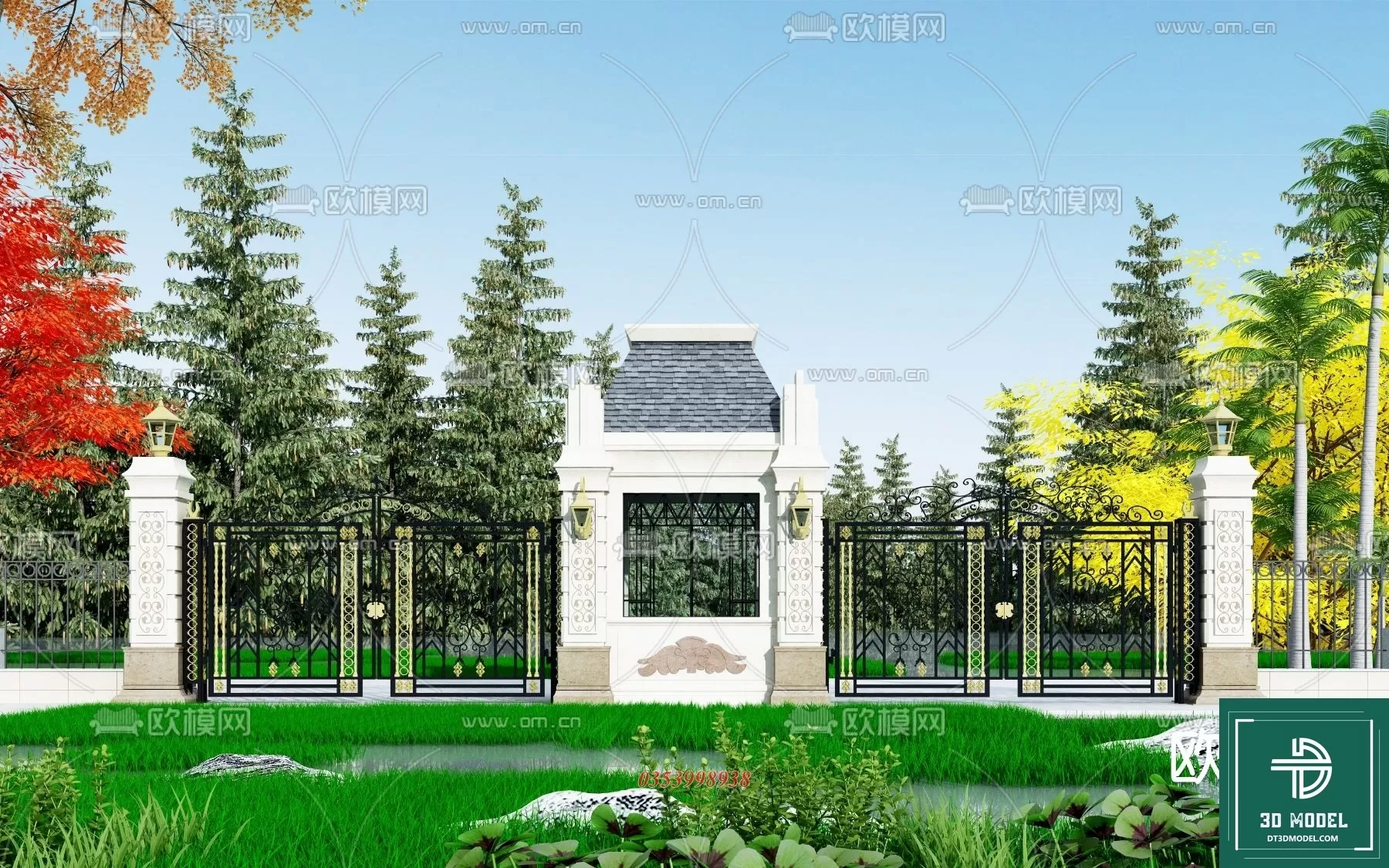 CLASSIC GATE – 3D MODELS – 086