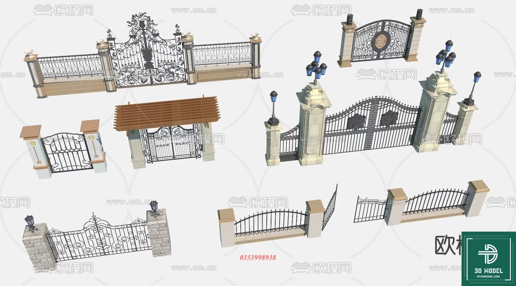 CLASSIC GATE – 3D MODELS – 094