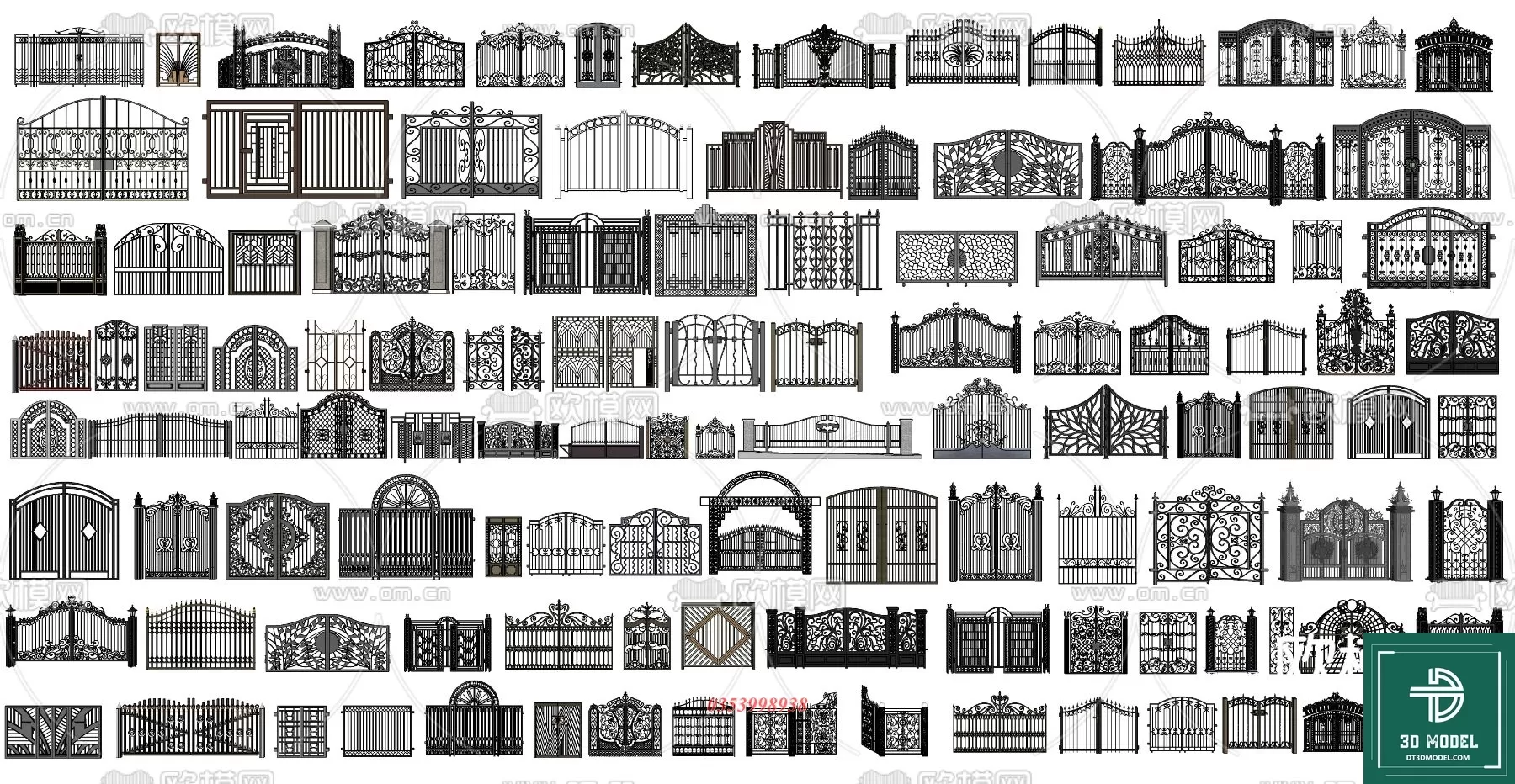 CLASSIC GATE – 3D MODELS – 098
