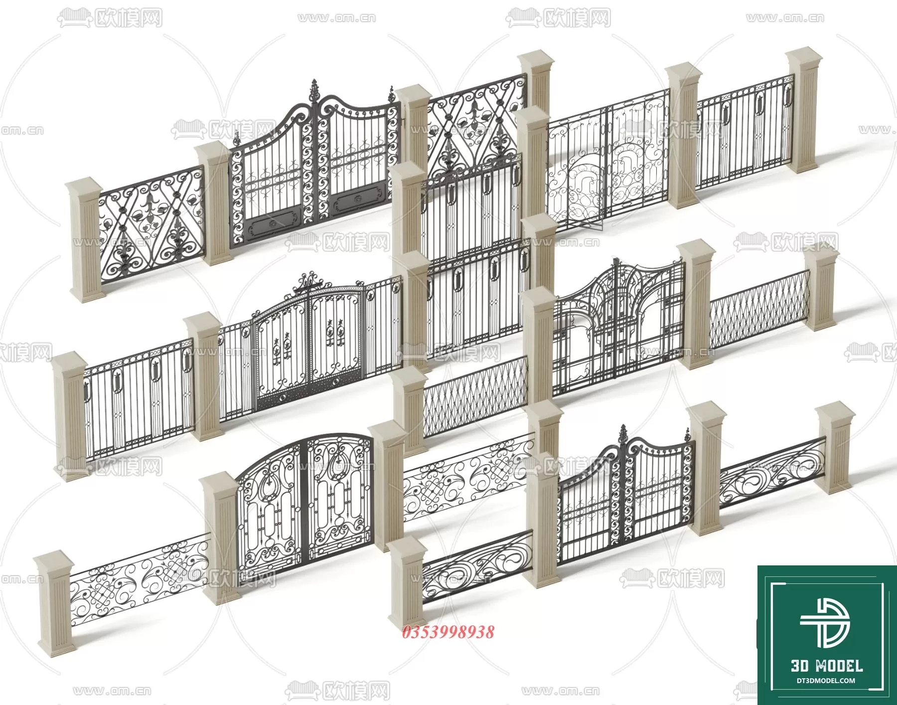 CLASSIC GATE – 3D MODELS – 099