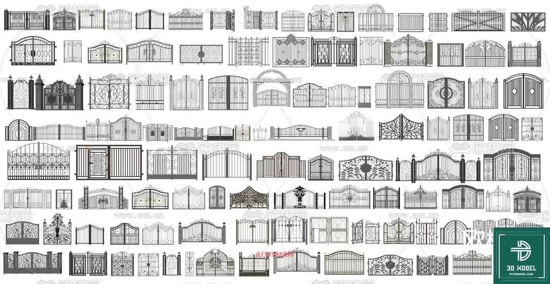 CLASSIC GATE – 3D MODELS – 103