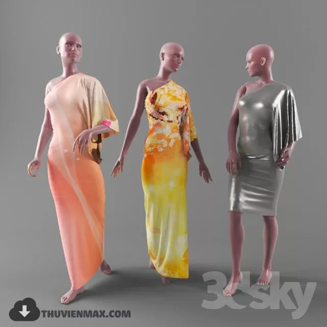 MANNEQUINS 3D MODELS – 3DSKY – 017