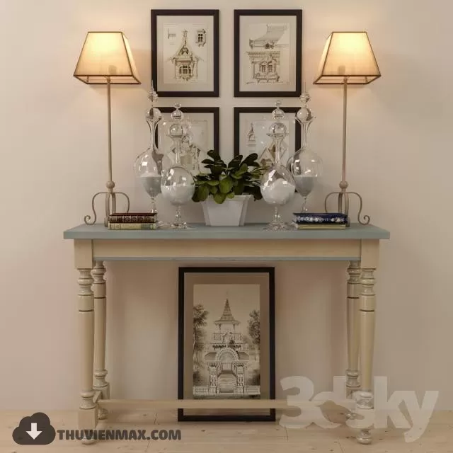 CLASSIC CONSOLE TABLES – 3DMODEL – 03