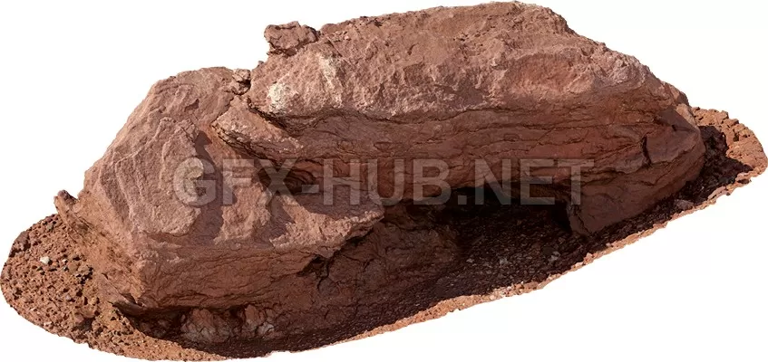 NATURE ROCK – STONE – 3D Model – 007