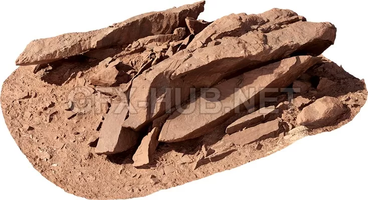 NATURE ROCK – STONE – 3D Model – 044