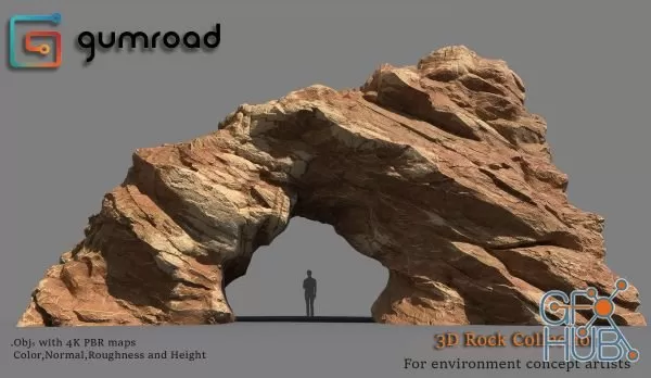 3D Rocks Collection Vol.1 – 3 and Cliffmaker