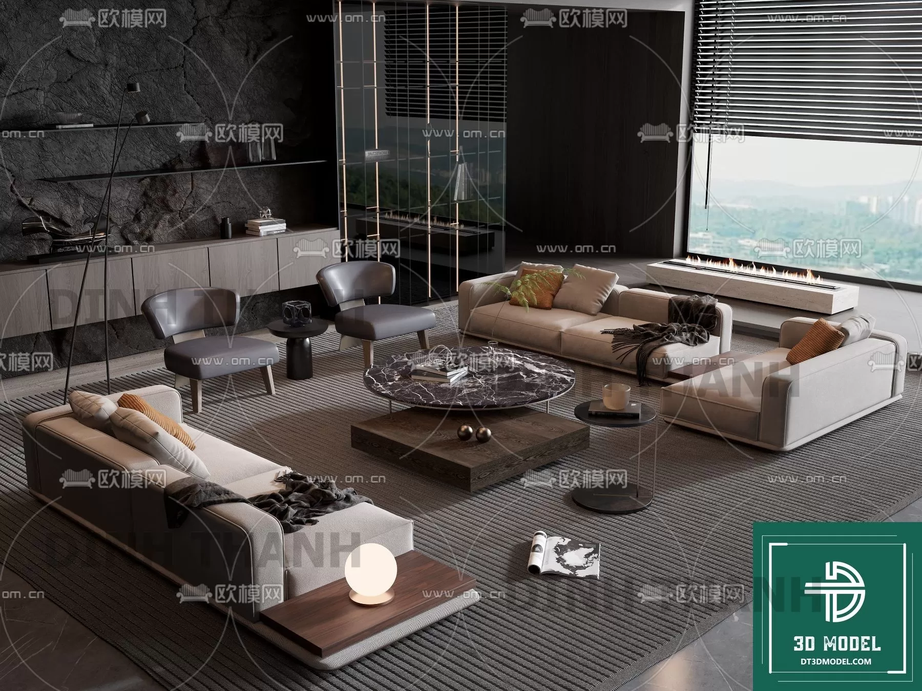 MINOTTI SOFA – 3D MODELS – 022