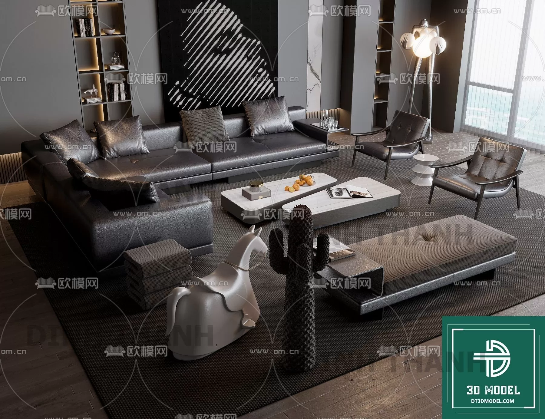 MINOTTI SOFA – 3D MODELS – 072