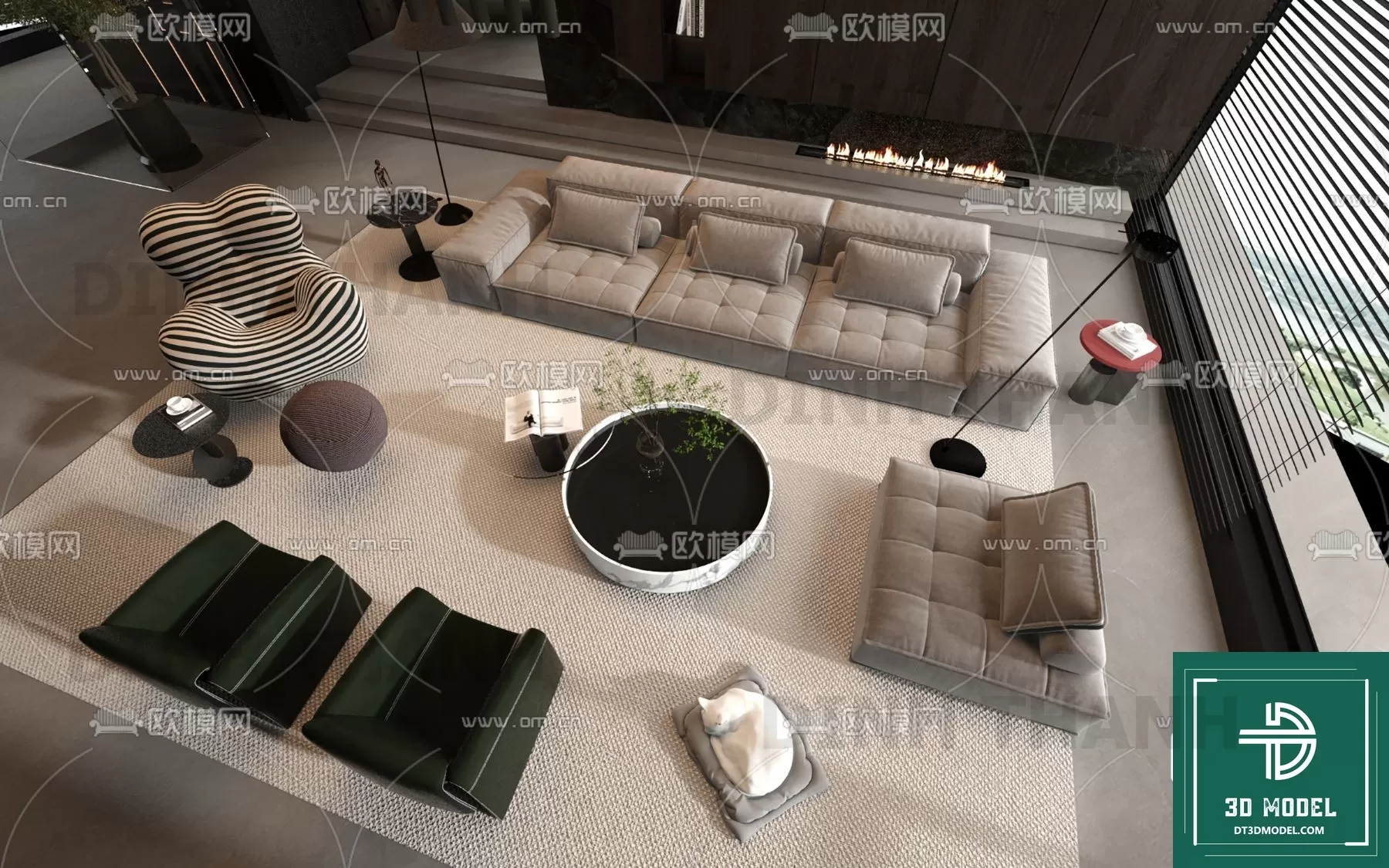 MINOTTI SOFA – 3D MODELS – 102