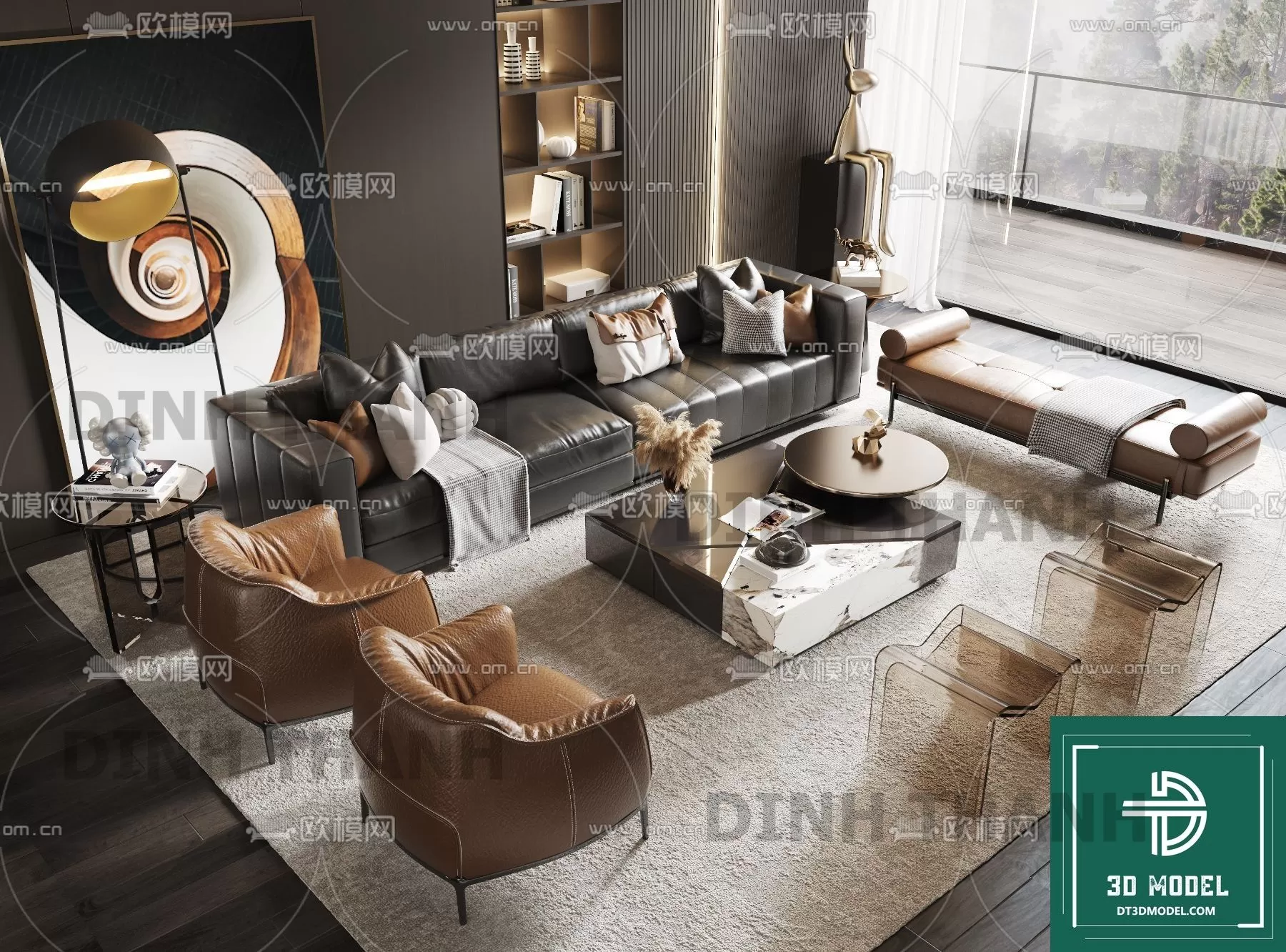 MINOTTI SOFA – 3D MODELS – 127