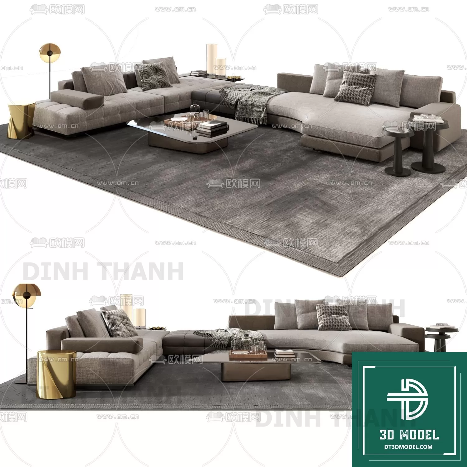 MINOTTI SOFA – 3D MODELS – 131