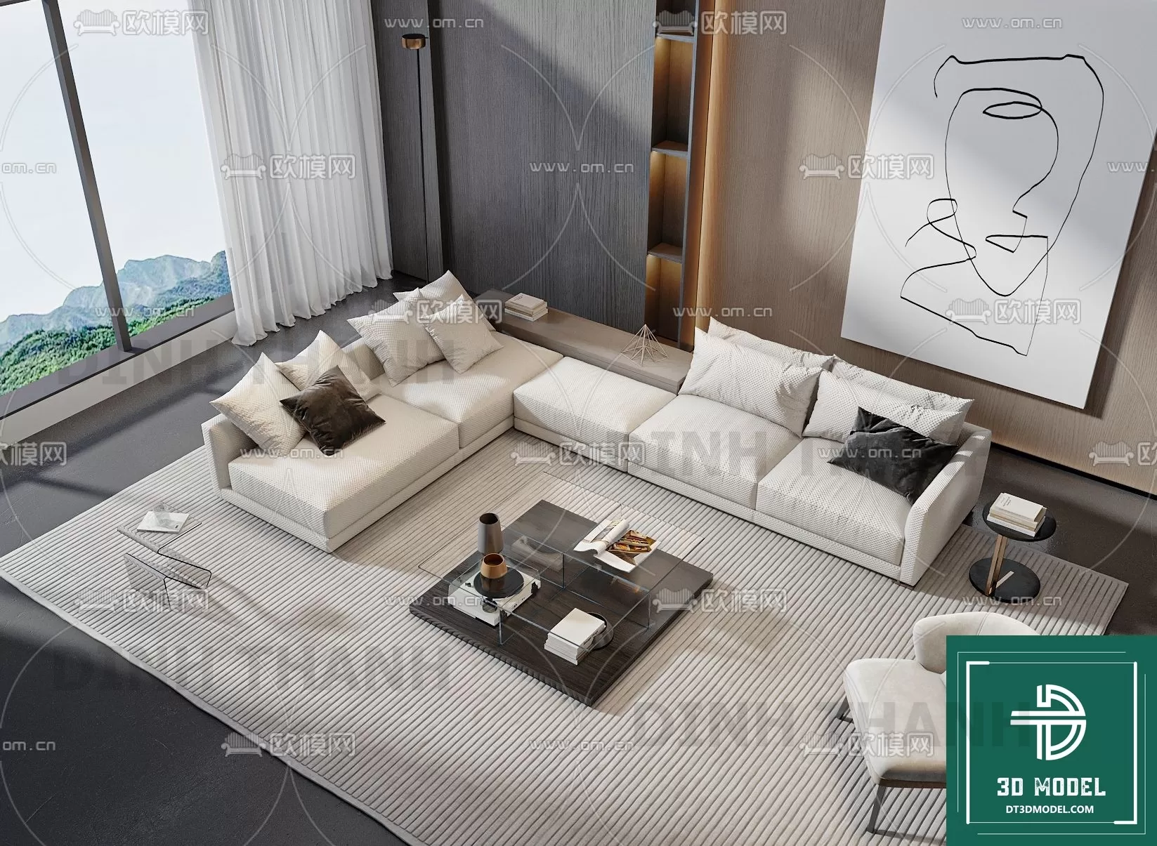 MINOTTI SOFA – 3D MODELS – 146