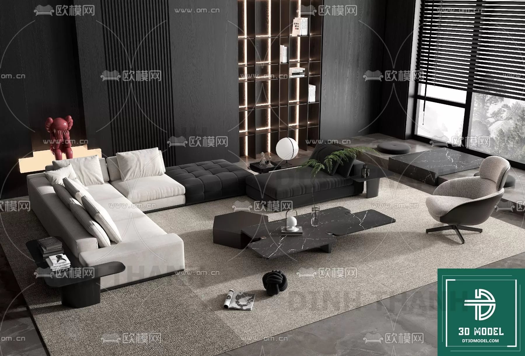 MINOTTI SOFA – 3D MODELS – 155
