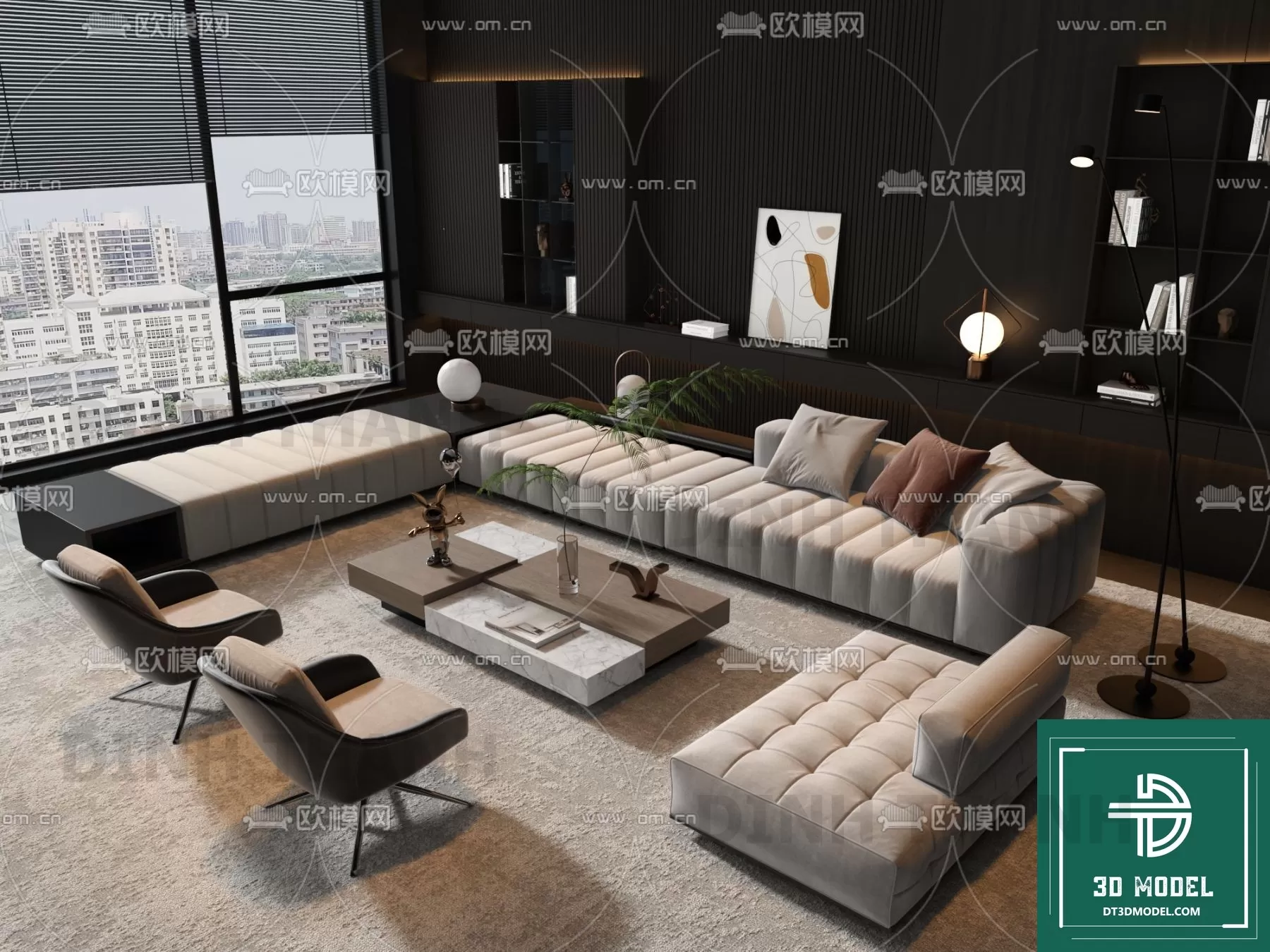 MINOTTI SOFA – 3D MODELS – 167