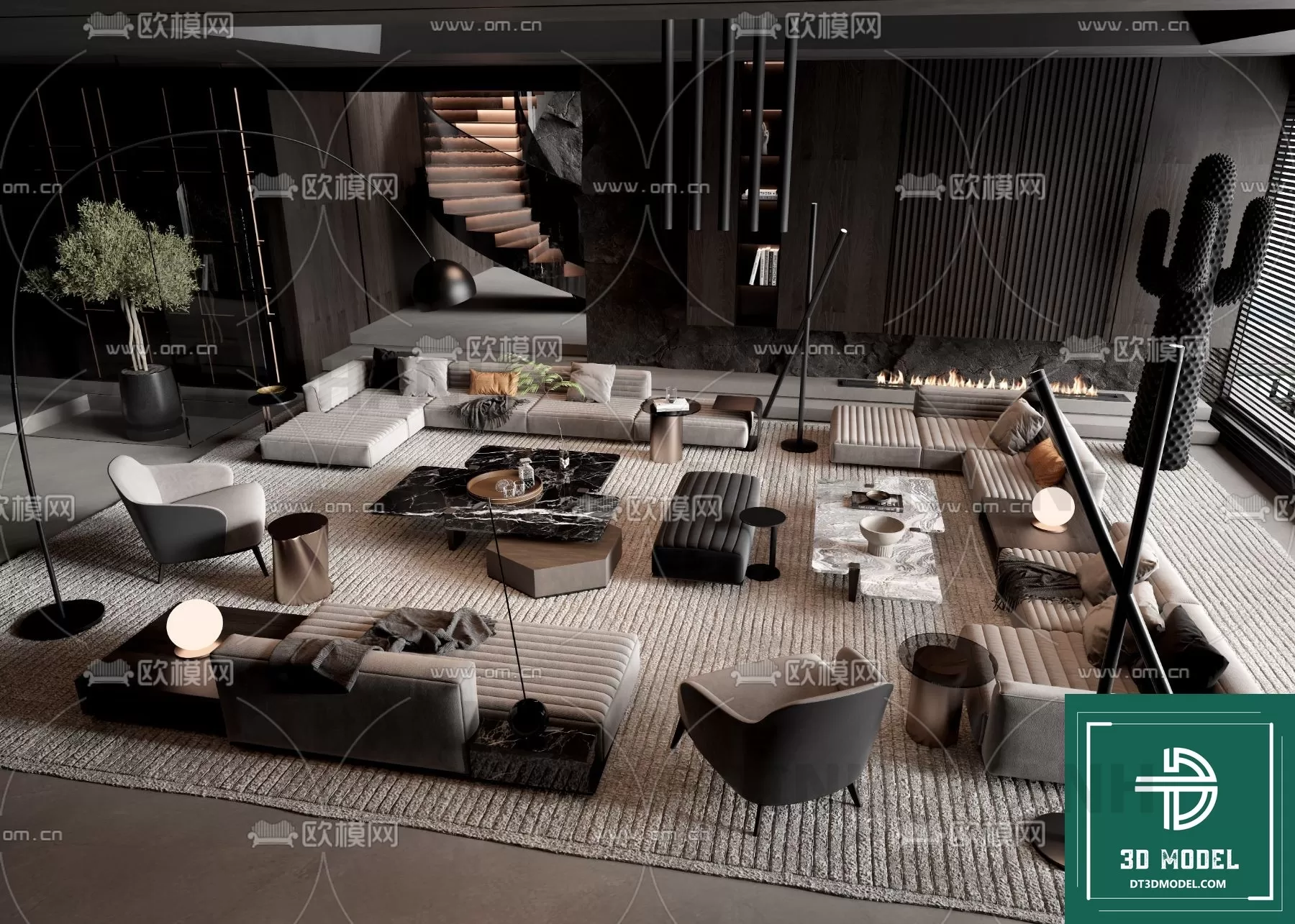 MINOTTI SOFA – 3D MODELS – 191