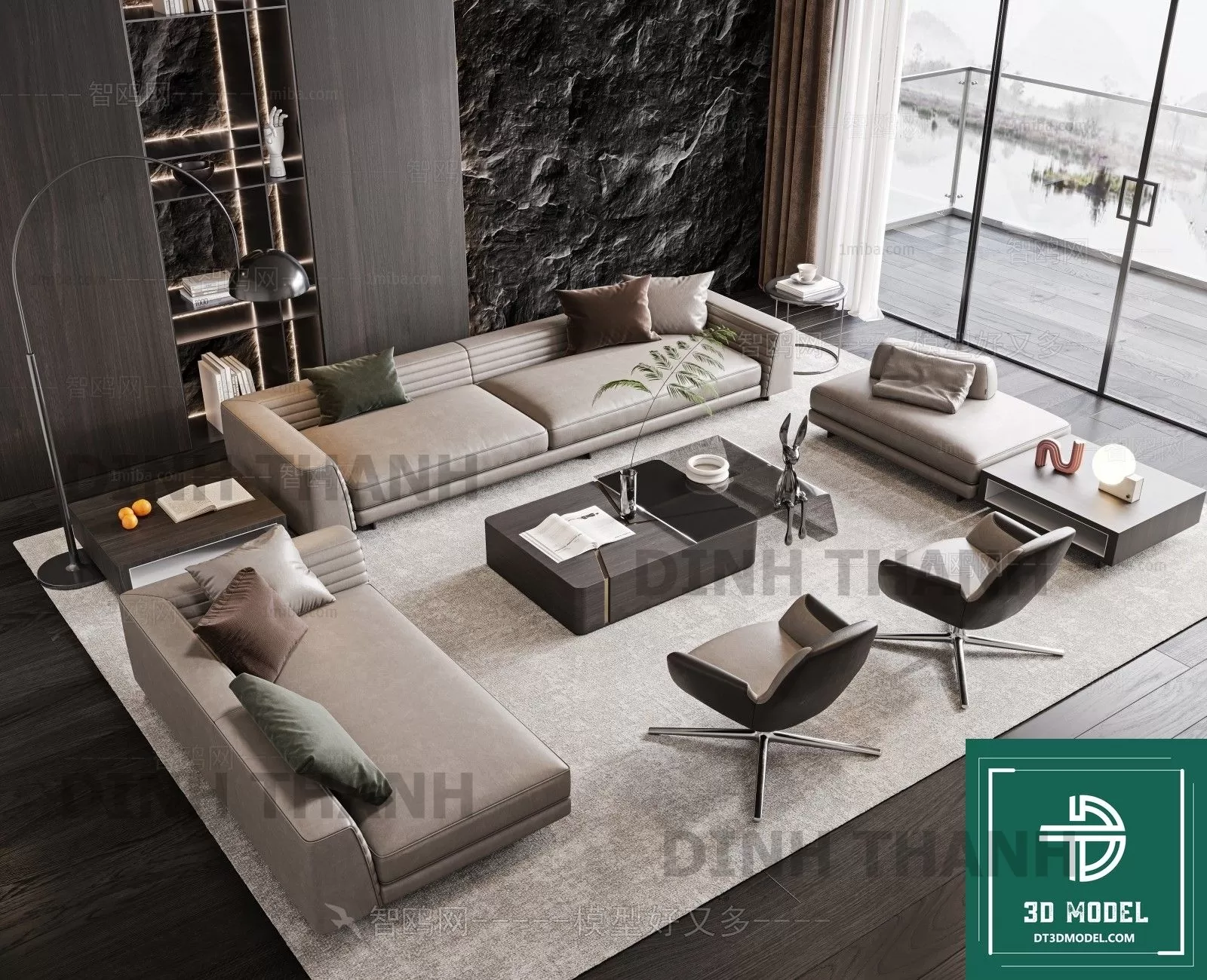MINOTTI SOFA – 3D MODELS – 201