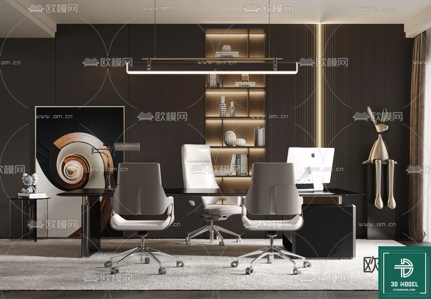 OFFICE TABLES – DESK 3DMODELS – 079