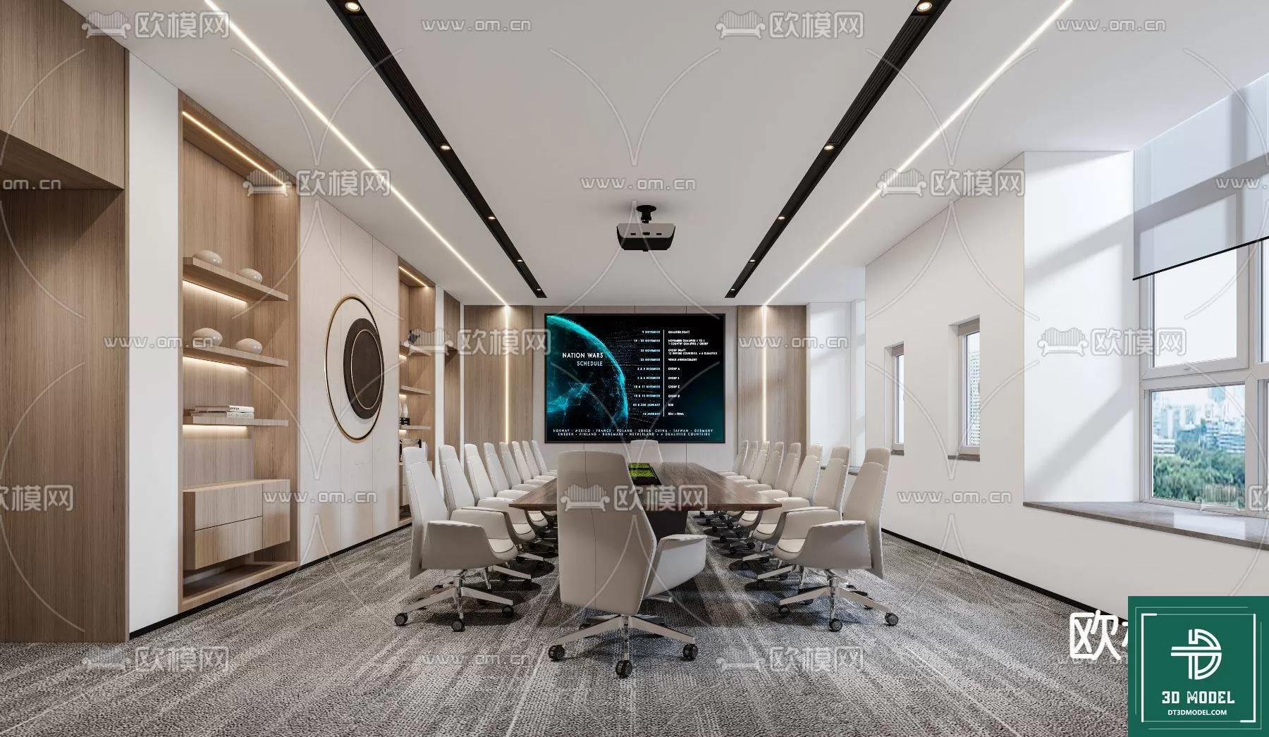 MEETING ROOM – 3D BLOCKS – 029