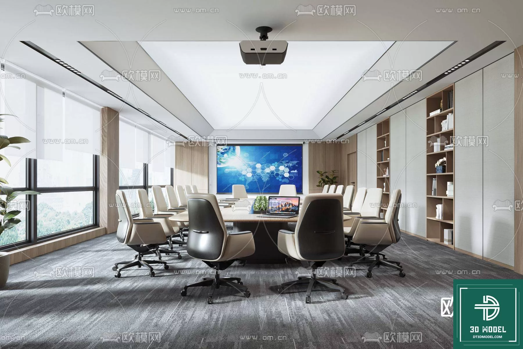 MEETING ROOM – 3D BLOCKS – 041