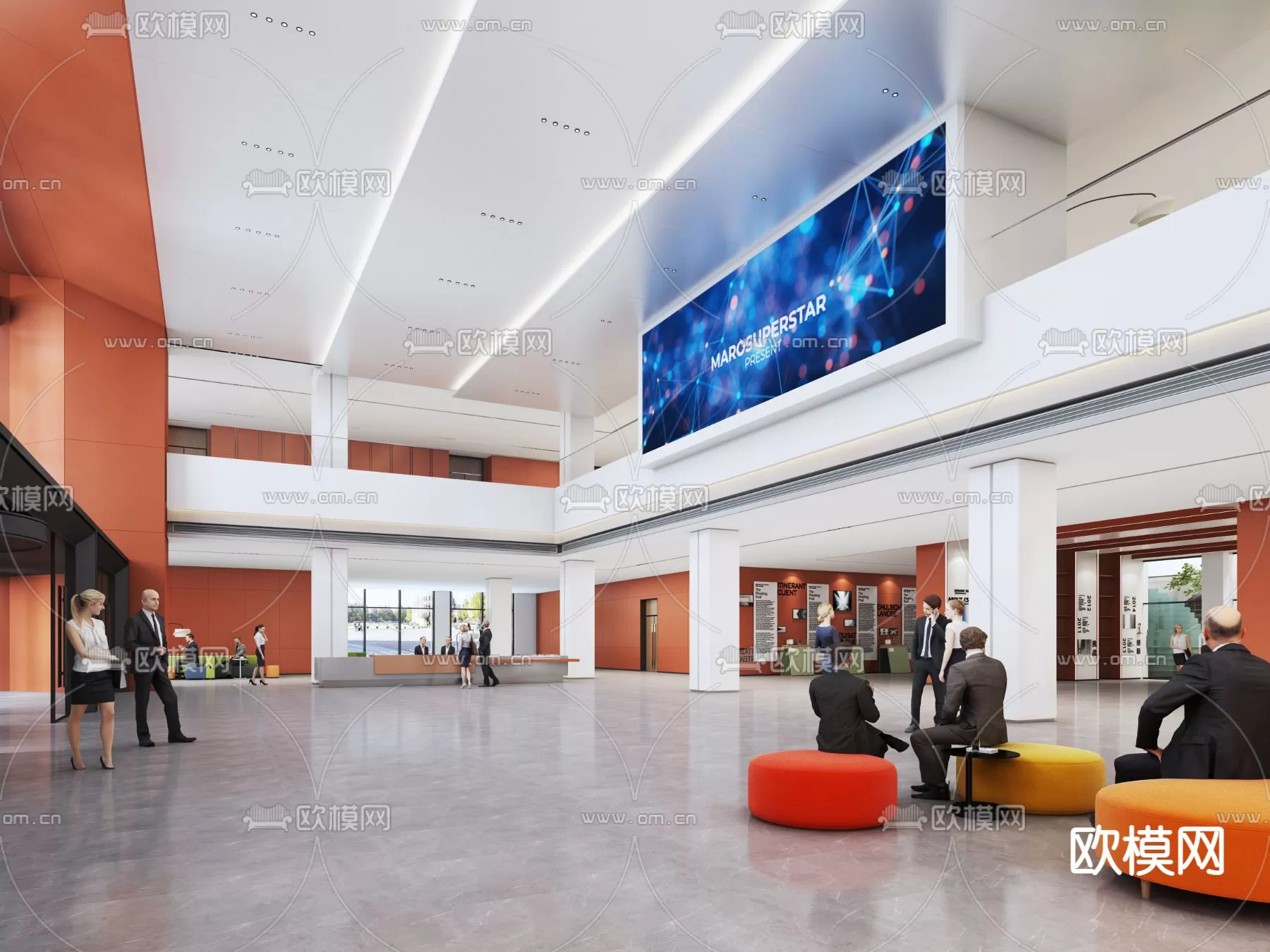 OFFICE LOBBY – 3D MODELS – 003