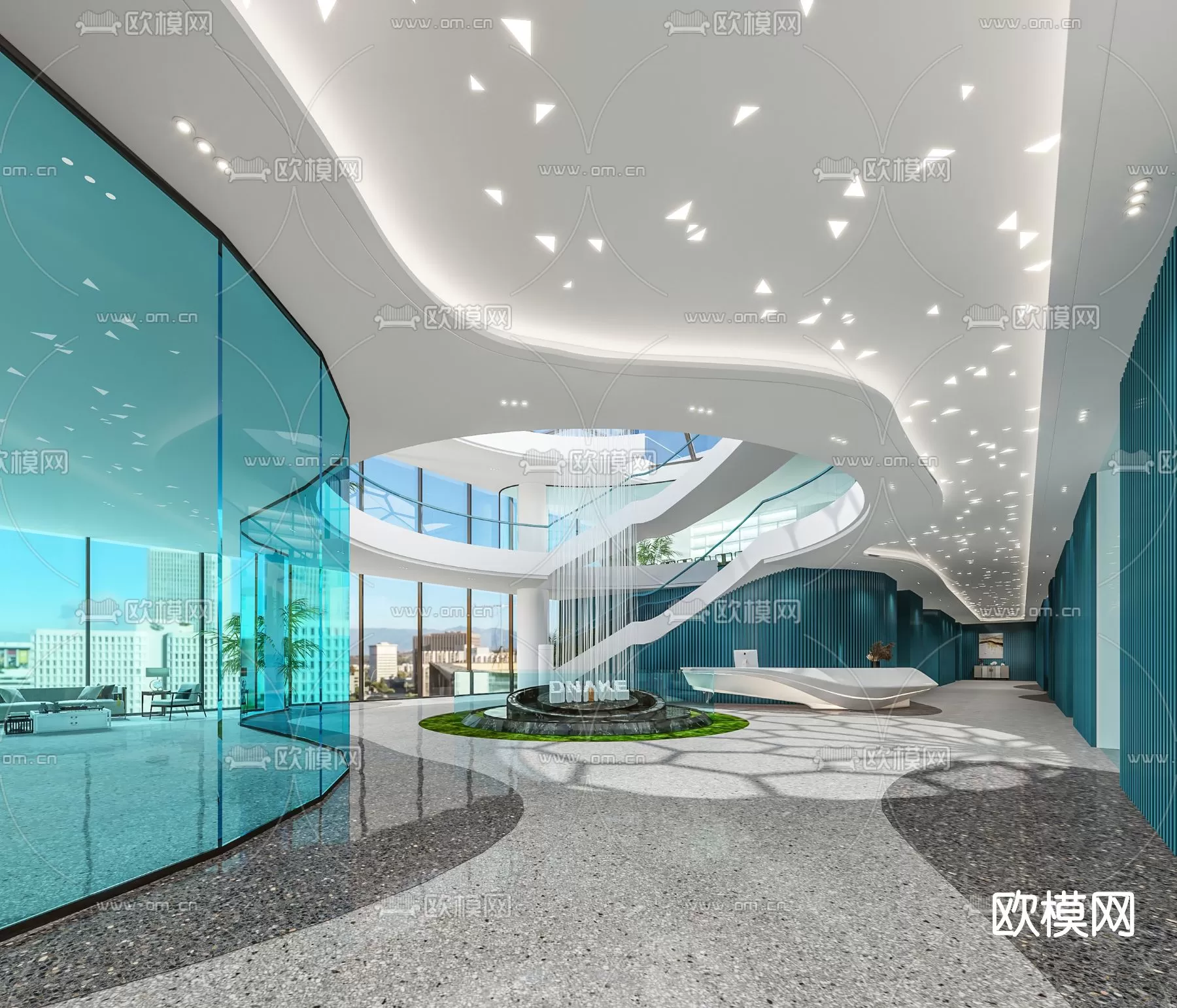OFFICE LOBBY – 3D MODELS – 012