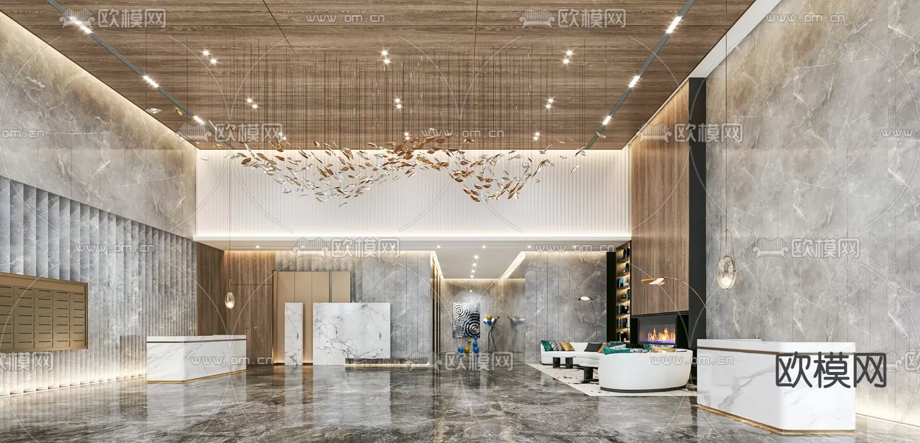 OFFICE LOBBY – 3D MODELS – 018