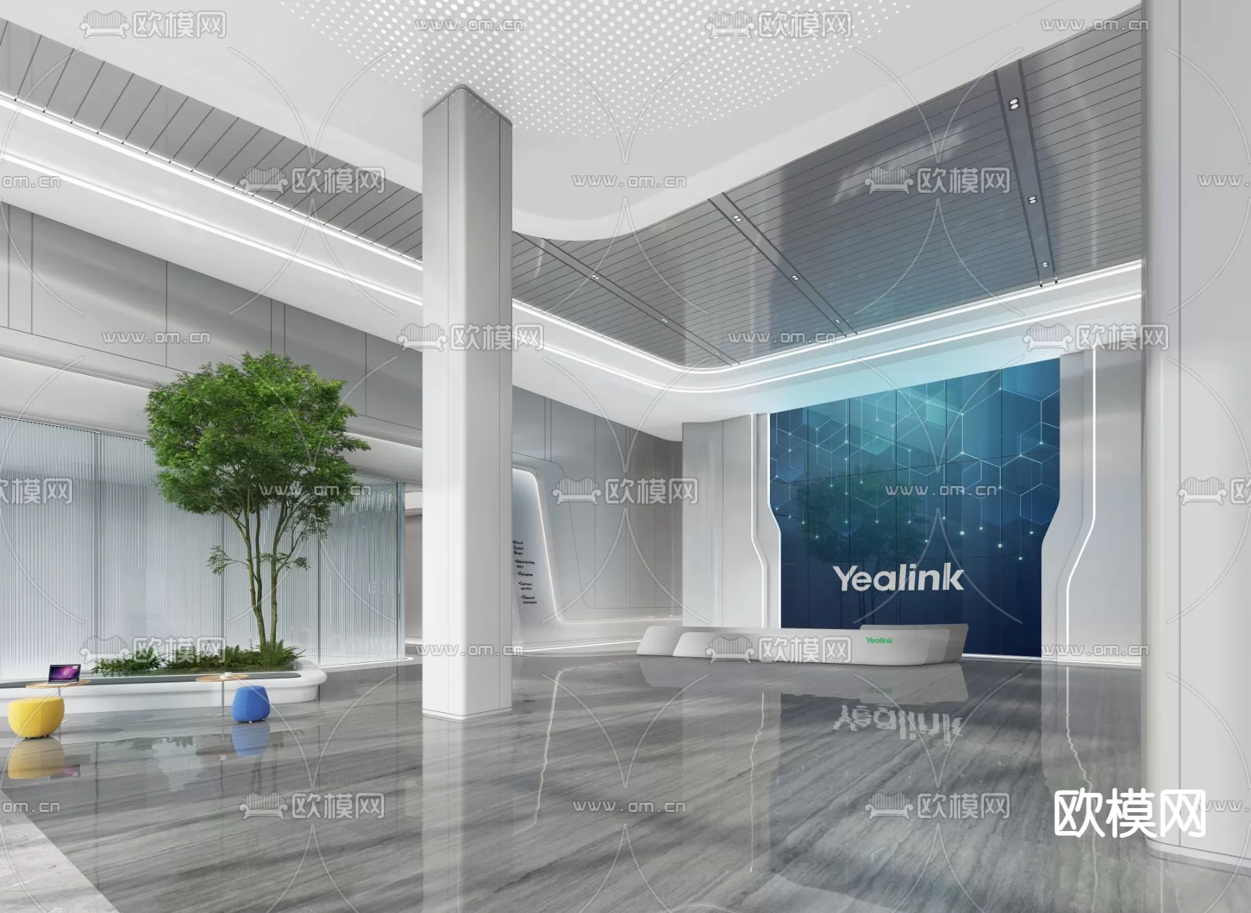 OFFICE LOBBY – 3D MODELS – 040