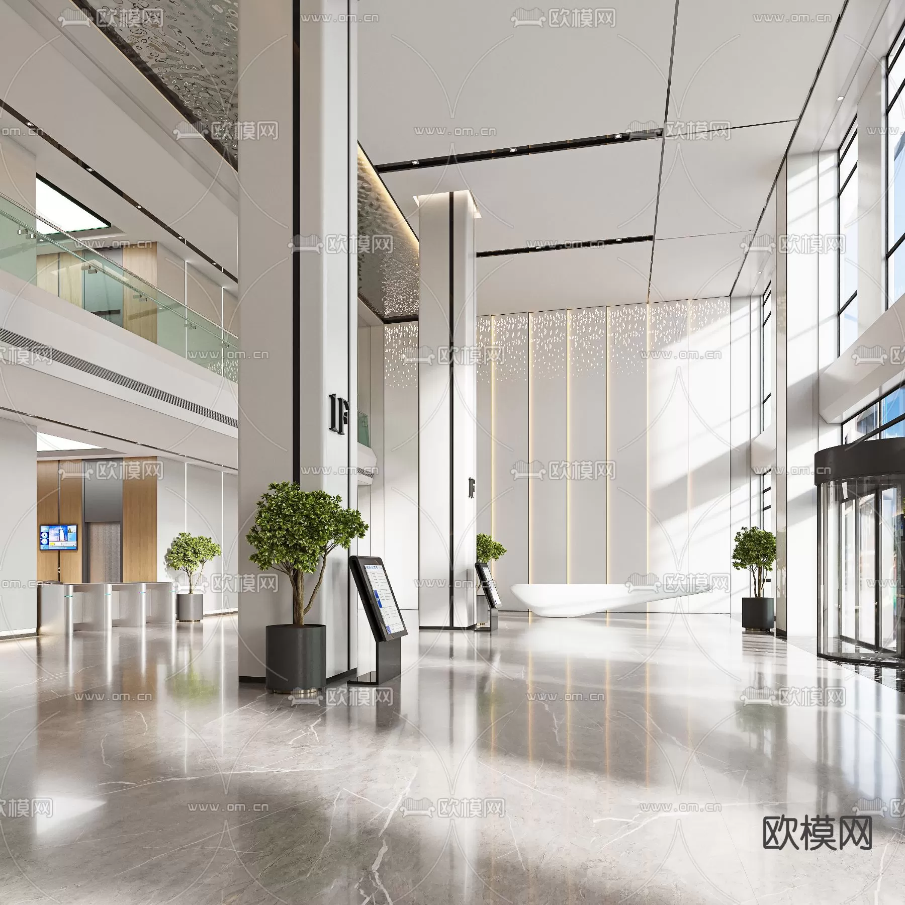 OFFICE LOBBY – 3D MODELS – 041
