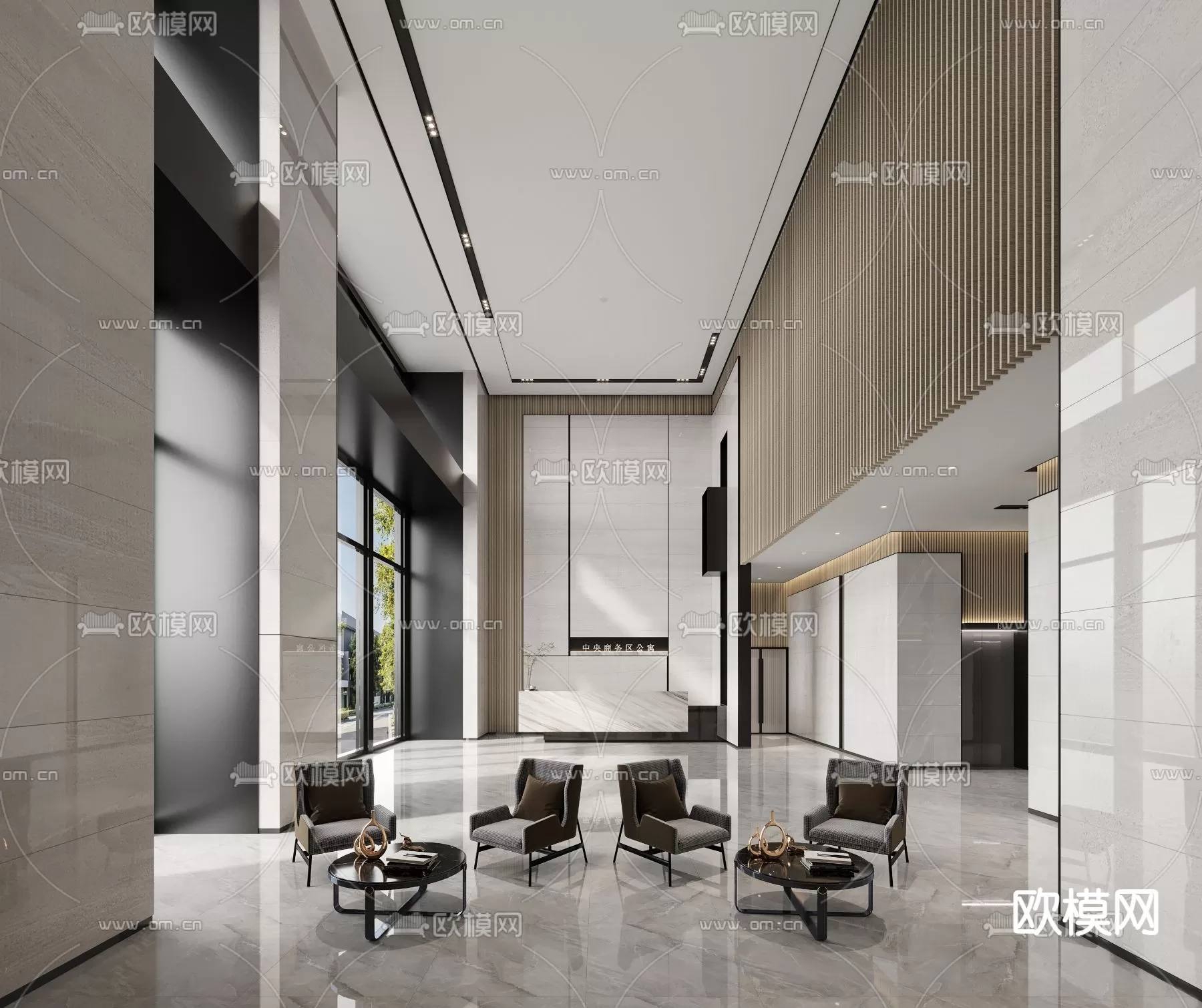 OFFICE LOBBY – 3D MODELS – 042