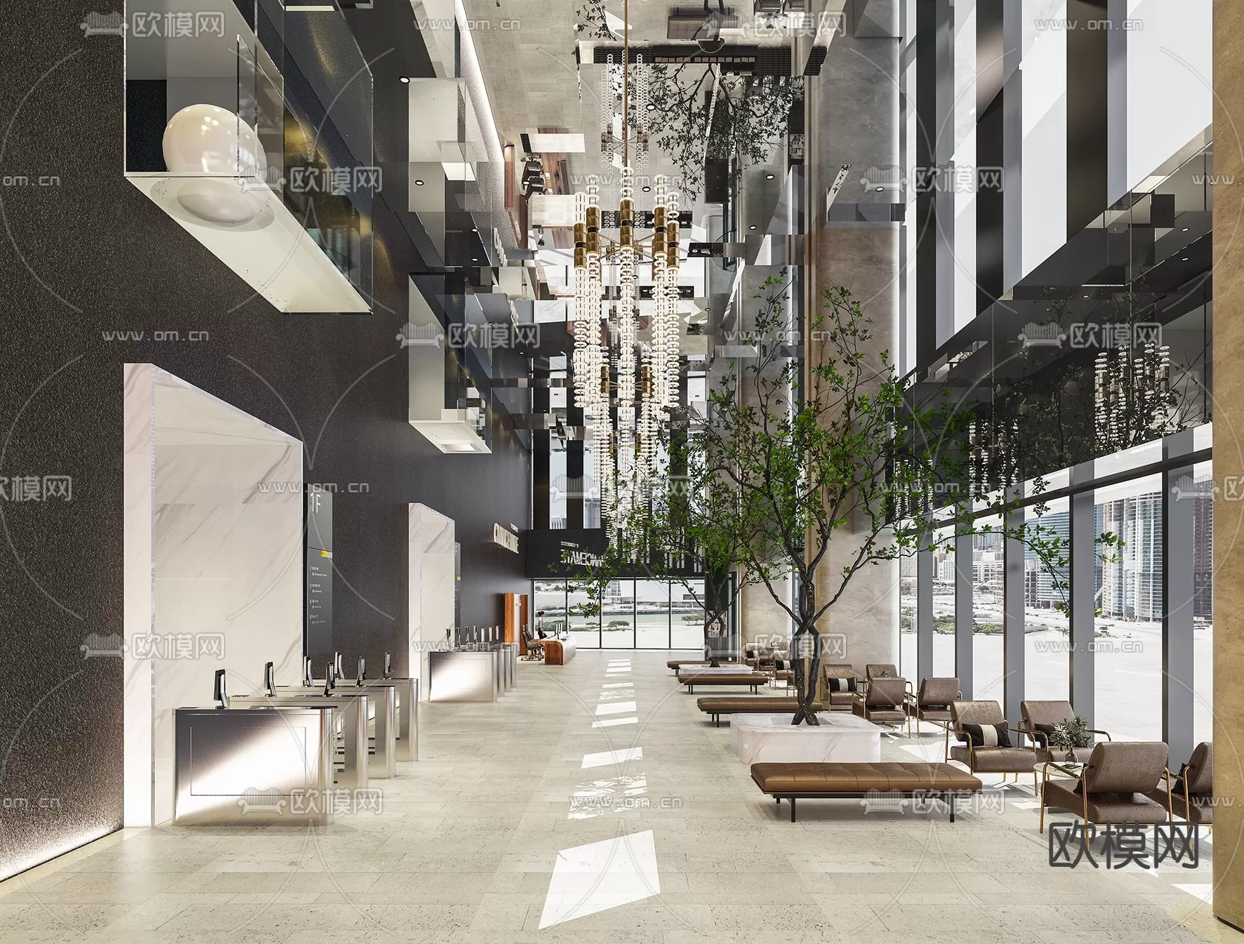 OFFICE LOBBY – 3D MODELS – 046