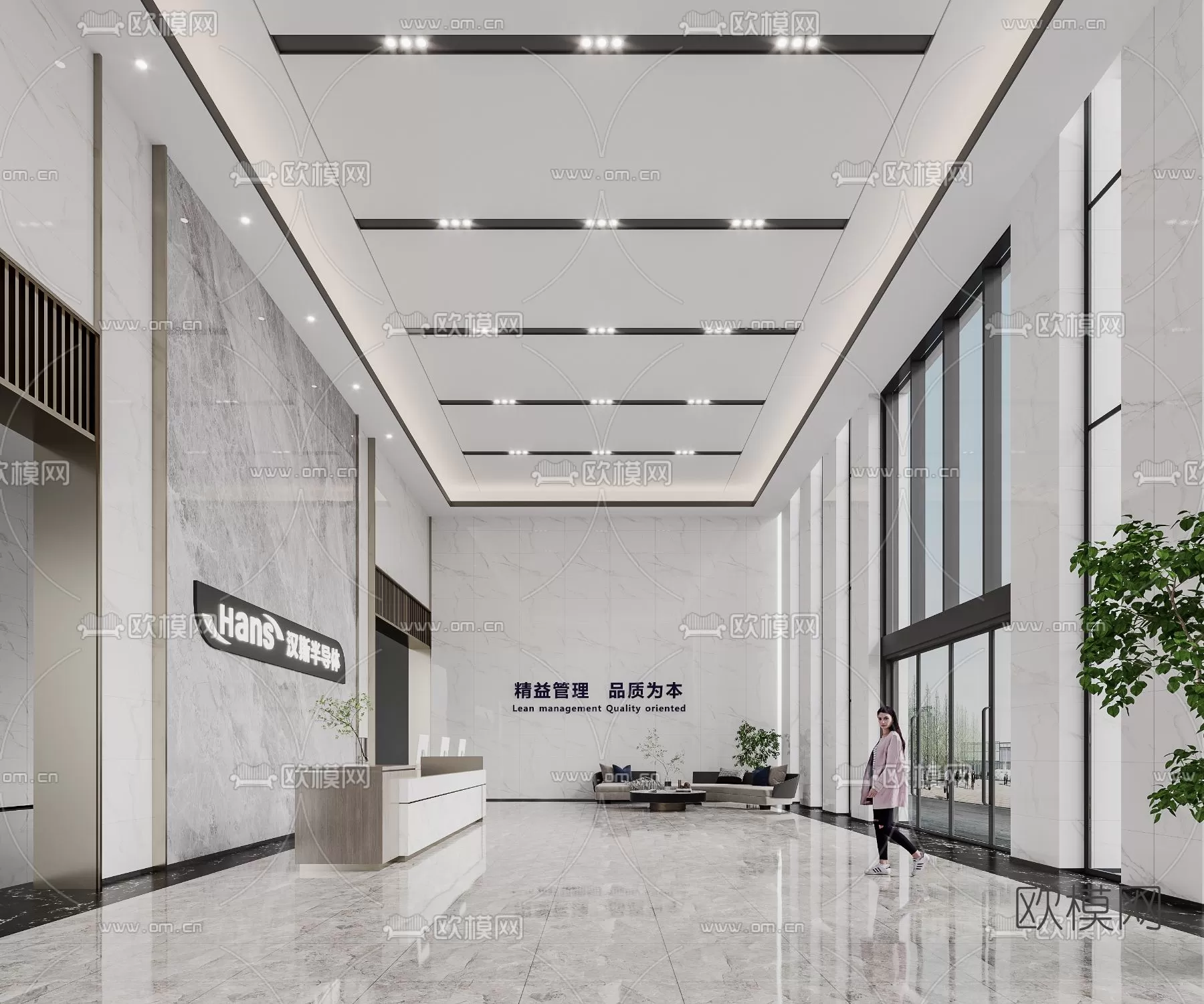 OFFICE LOBBY – 3D MODELS – 059