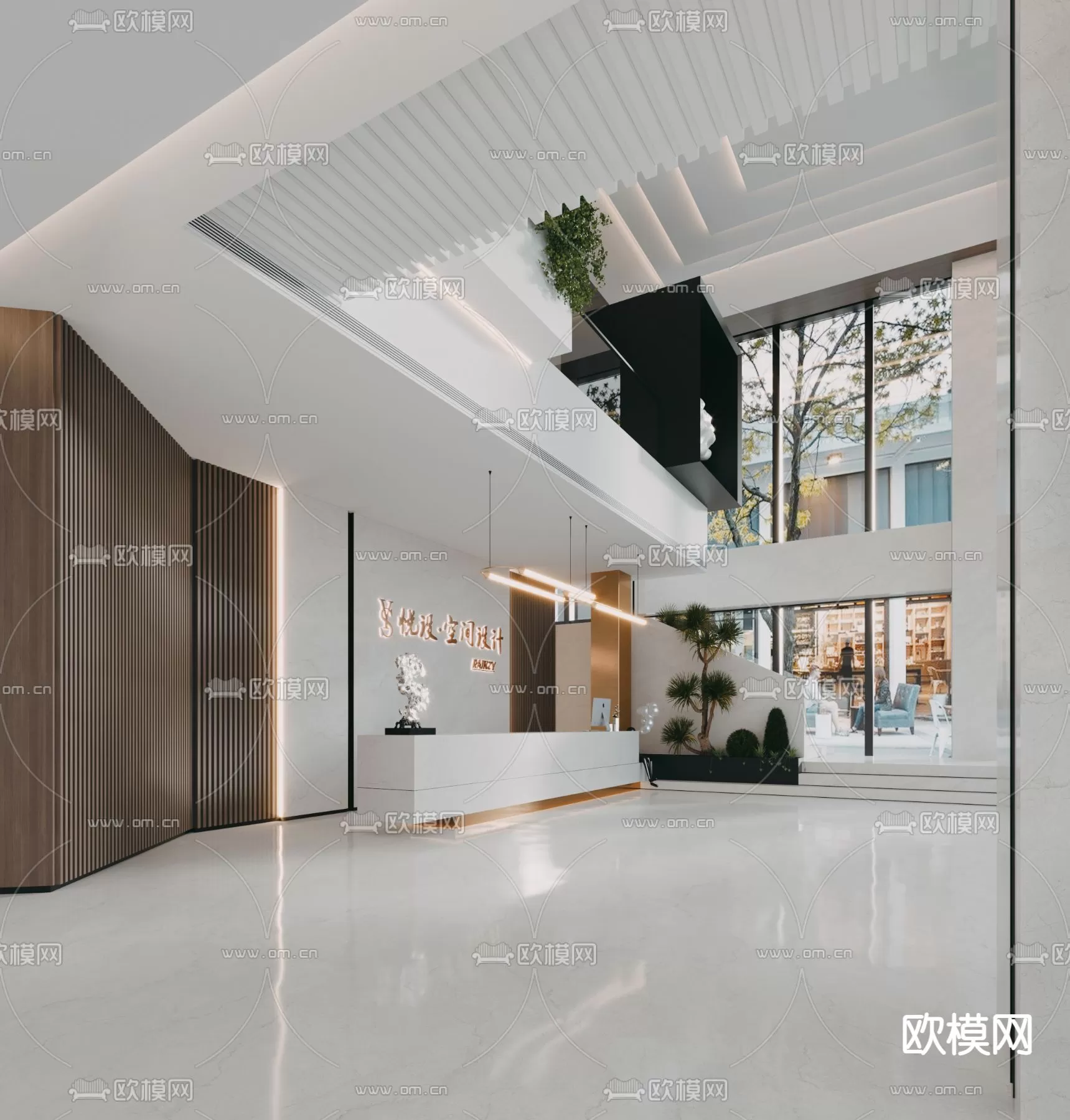 OFFICE LOBBY – 3D MODELS – 063