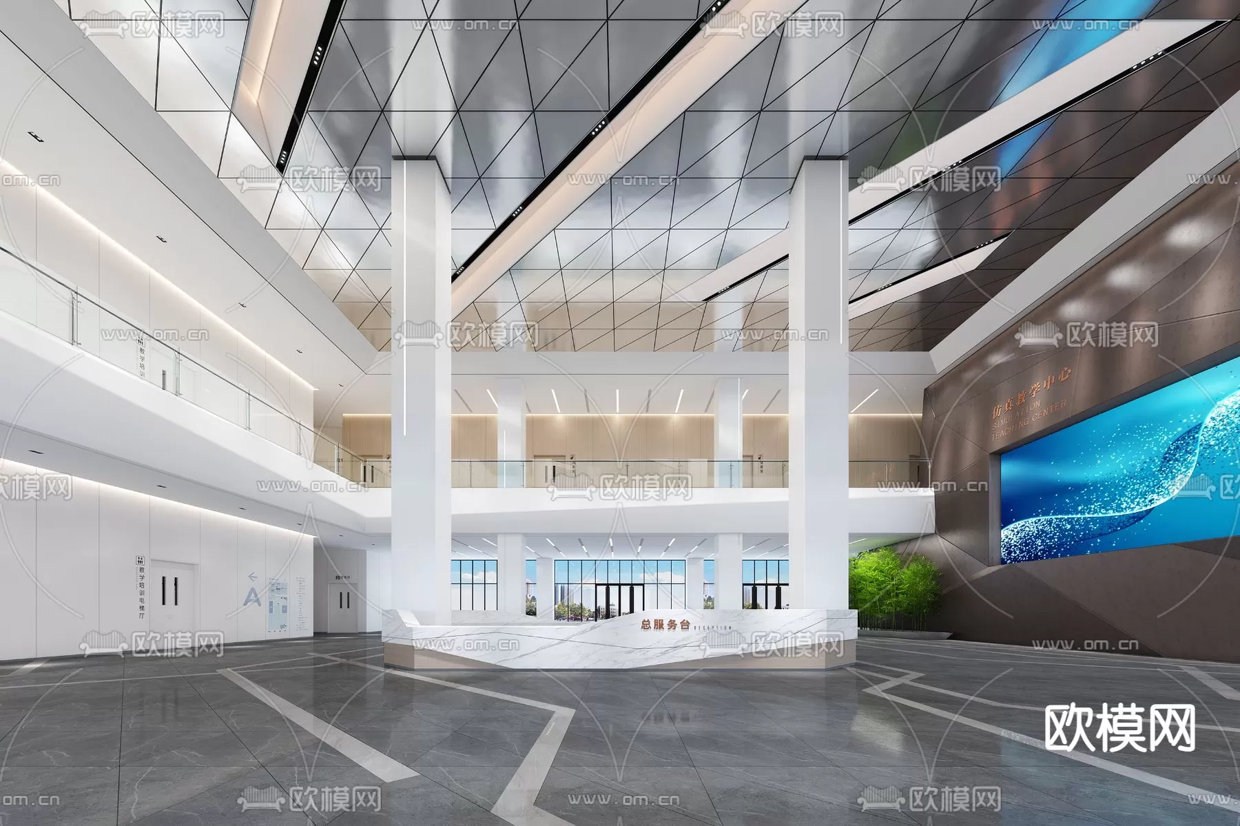 OFFICE LOBBY – 3D MODELS – 067