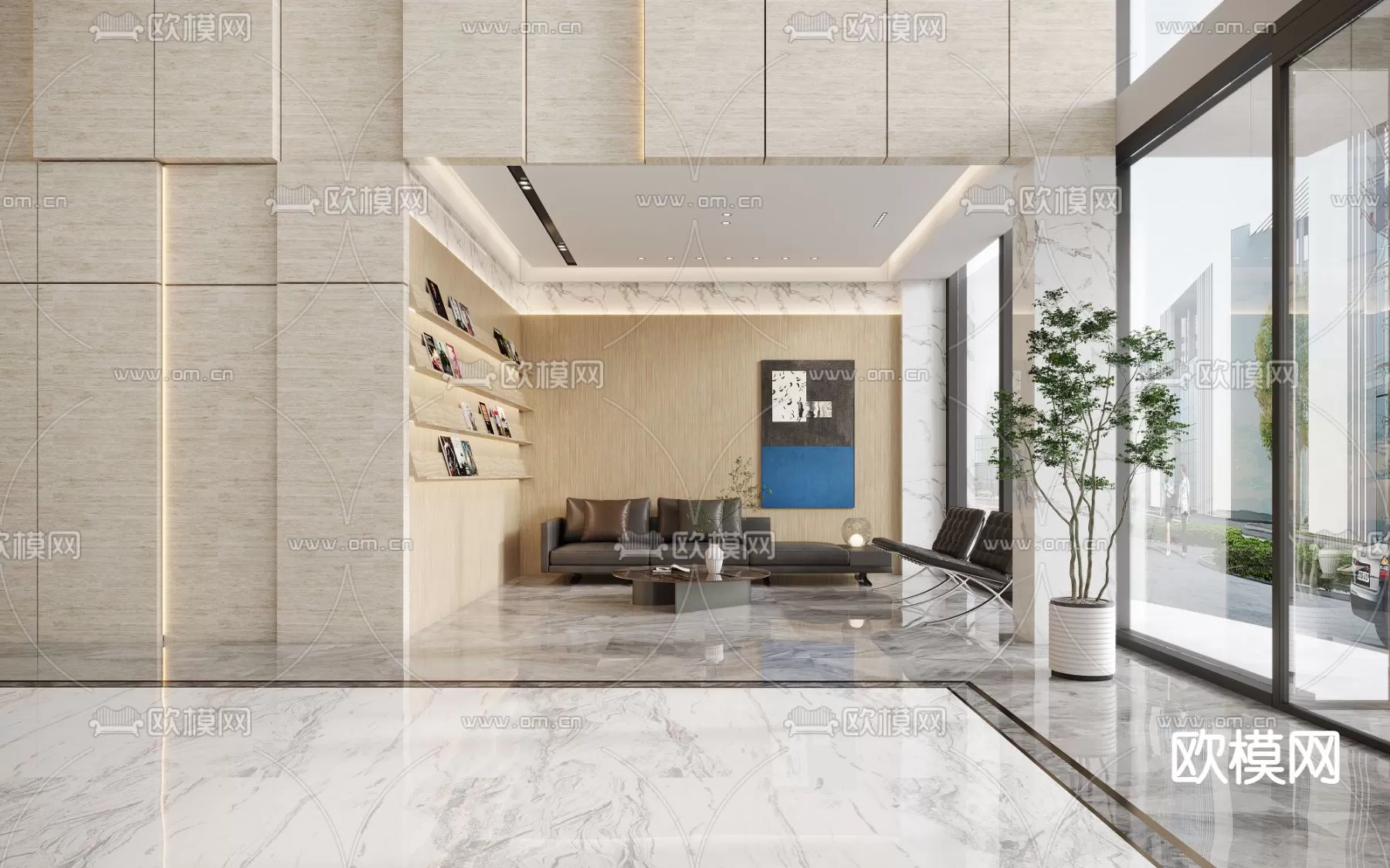 OFFICE LOBBY – 3D MODELS – 071