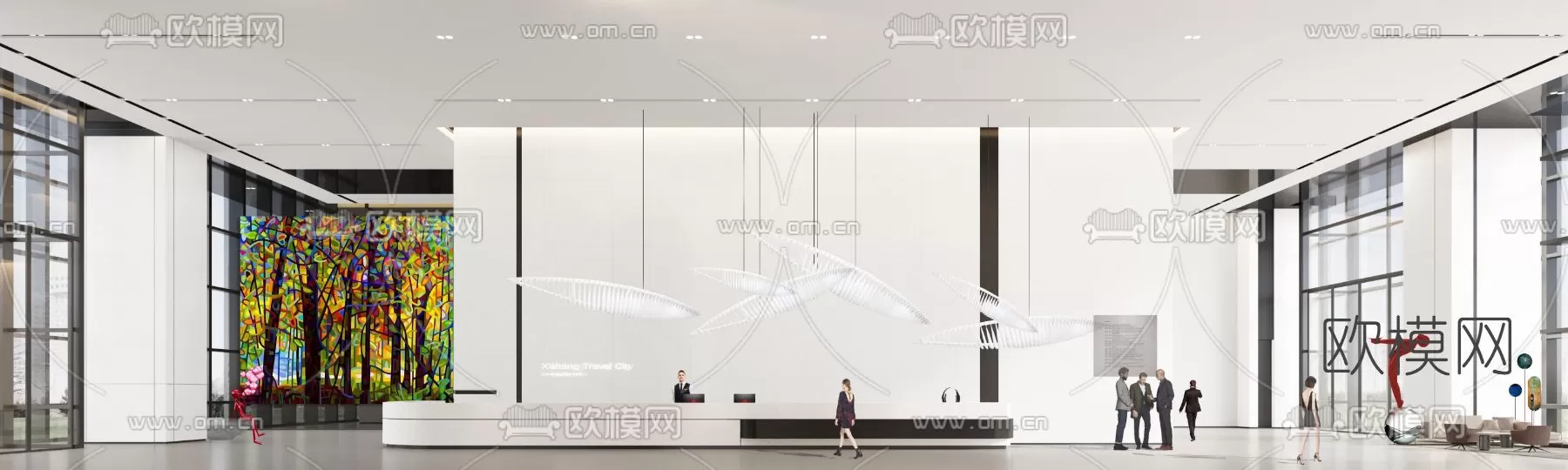 OFFICE LOBBY – 3D MODELS – 072