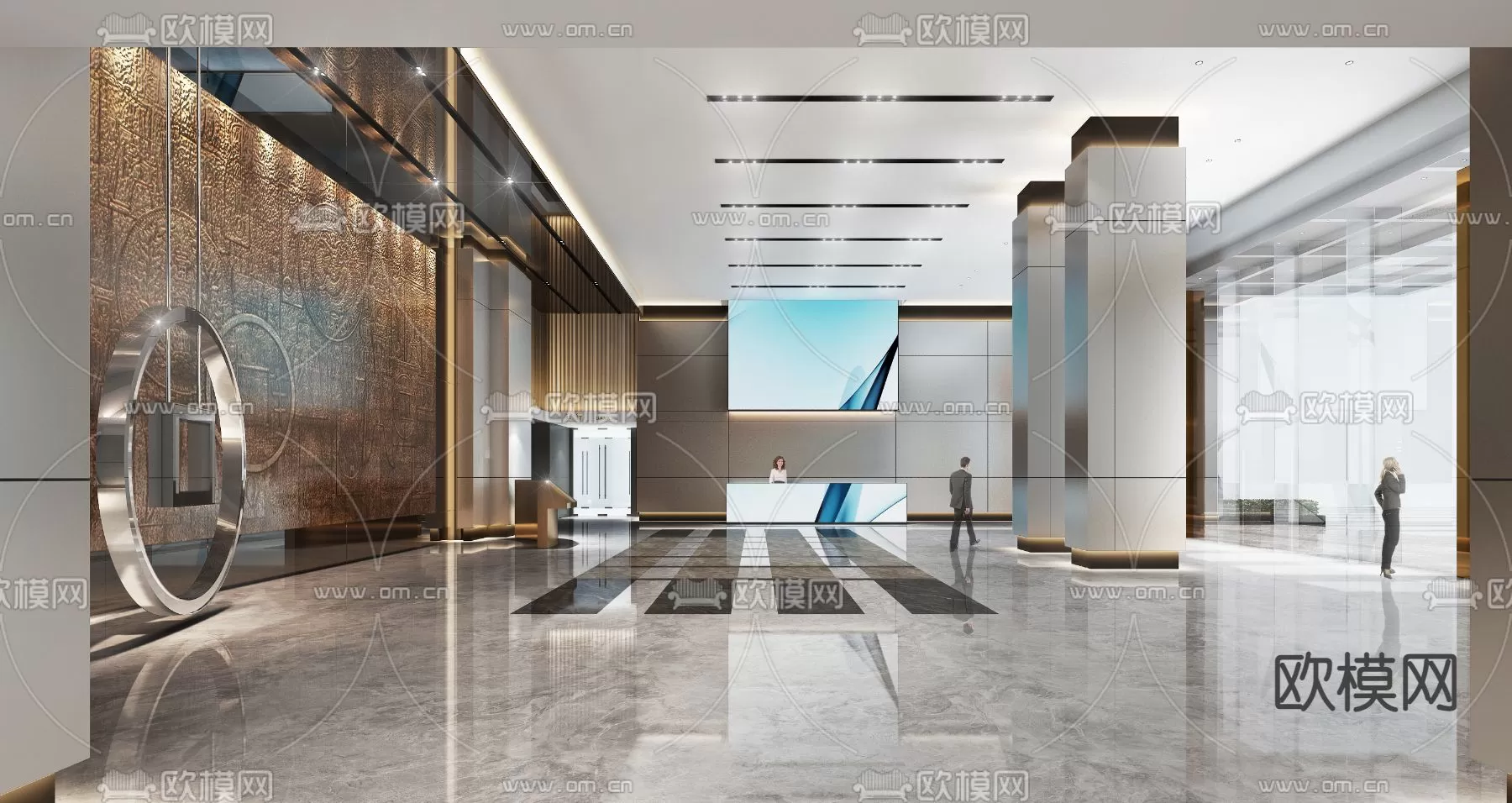 OFFICE LOBBY – 3D MODELS – 076