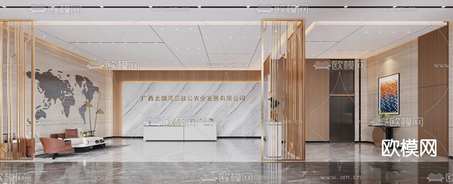 OFFICE LOBBY – 3D MODELS – 079