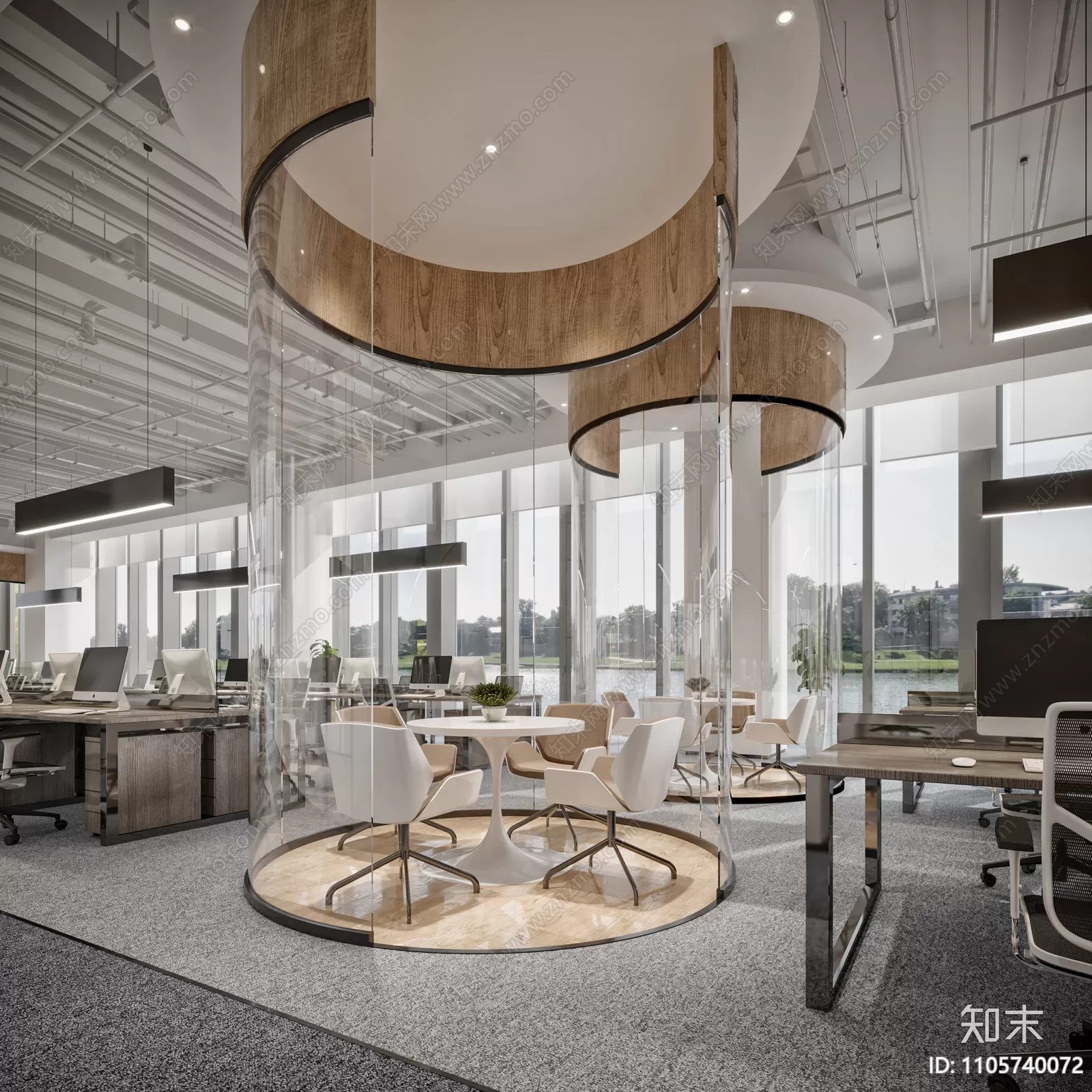 OFFICE ROOM – 3D BLOCK – 3D MODELS – 020