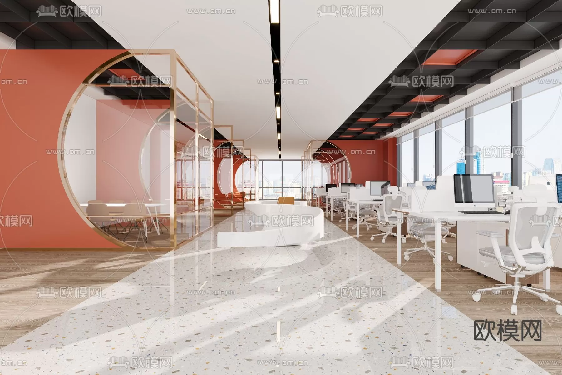 OFFICE ROOM – 3D BLOCK – 3D MODELS – 031