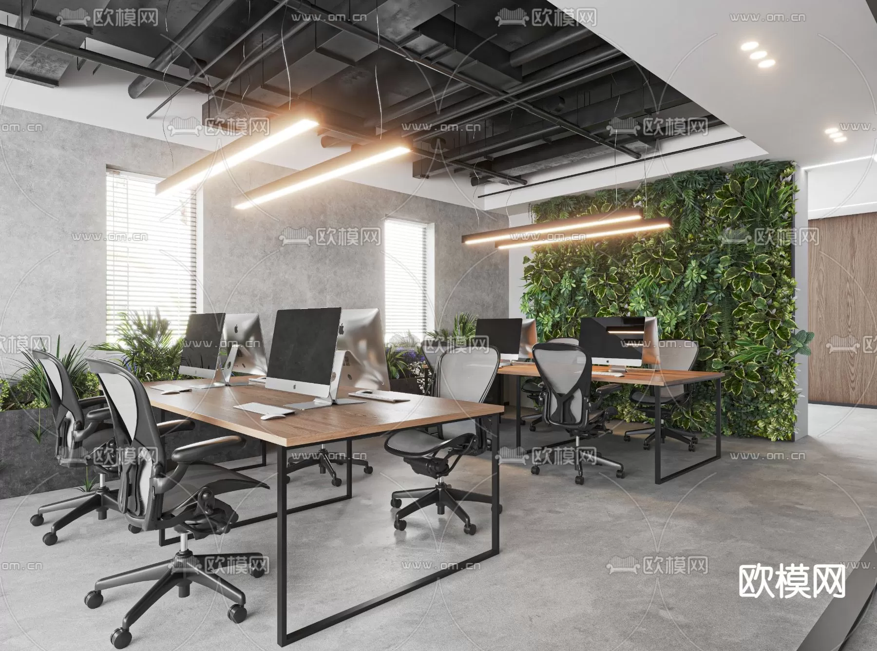 OFFICE ROOM – 3D BLOCK – 3D MODELS – 037